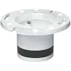 4 in. PVC Open Toilet Flange Replacement