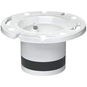 4 in. PVC Open Toilet Flange Replacement