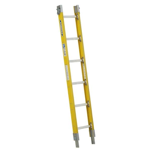 Werner 6 ft. Fiberglass Parallel Sectional Ladder with 250 lb. Load Capacity Type I Duty Rating