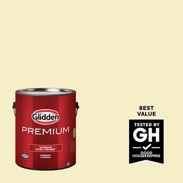 Glidden Premium 1 gal. PPG1108-2 Silk Star Eggshell Interior Paint