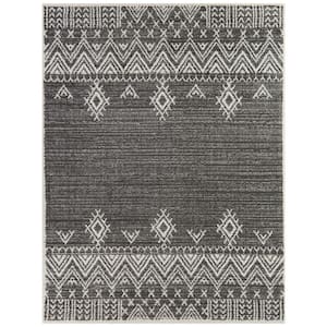 Ardennes Charcoal 5' 3" x 7' Moroccan Area Rug