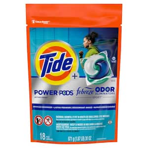 Febreze Sport Power Pods Febreze Freshness Scent Laundry Detergent Pods (18-Count)