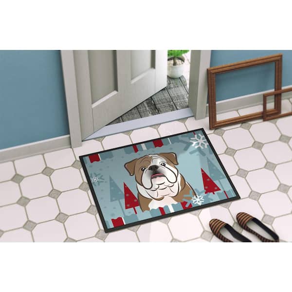 24H X 36W Multicolor Caroline's Treasures LH9455JMAT French Bulldog Wipe Your Paws Indoor or Outdoor Mat 24x36 