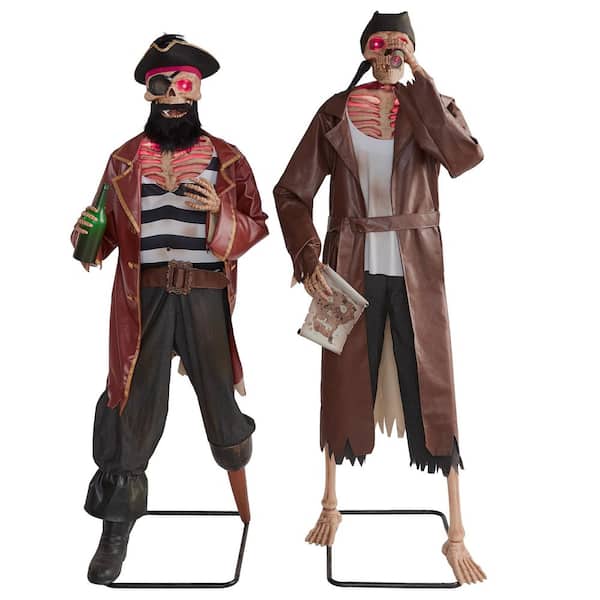 2-Piece Dead Water Animated LED Pirate Duo