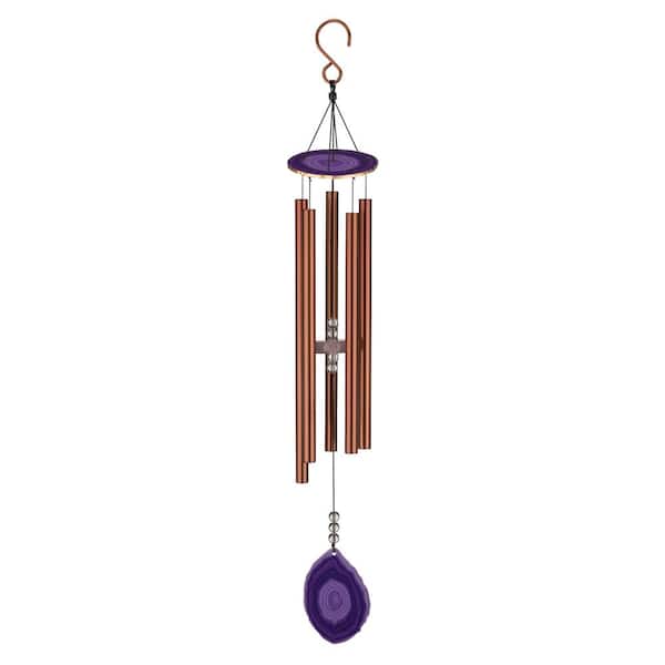 32 in. Agate Chime in Purple