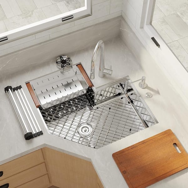 S STRICTLY KITCHEN + BATH RCORB3030WS-Stainless 16 Gauge 30
