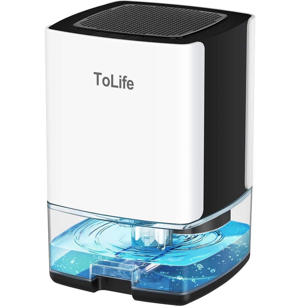 1.9 Pints 500 Sq. Ft. Portable Dehumidifiers for Home with 7 Colors LED Lig