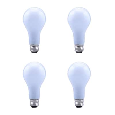 53-Watt A19 Halogen Light Bulb (4-Pack)
