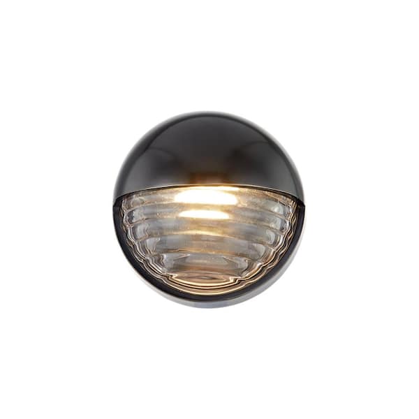 ALORA Palais 6-in 1 Light 9-Watt Ribbed Glass/Urban Bronze Integrated LED Vanity Light