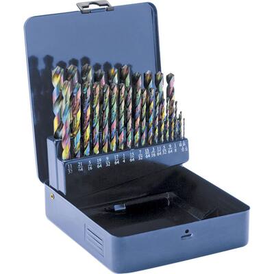 1/16 in. to 1/2 in. Cobalt Drill Set (29-Piece)