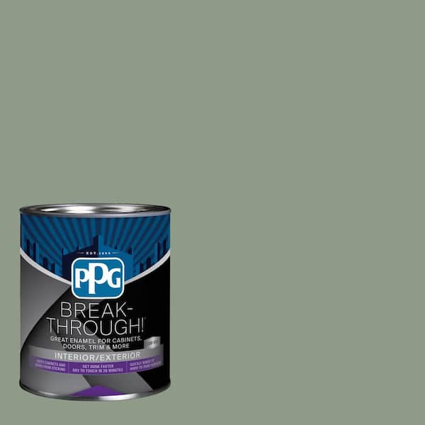 1 qt. PPG1129-5 Farm Fresh Satin Door, Trim & Cabinet Paint