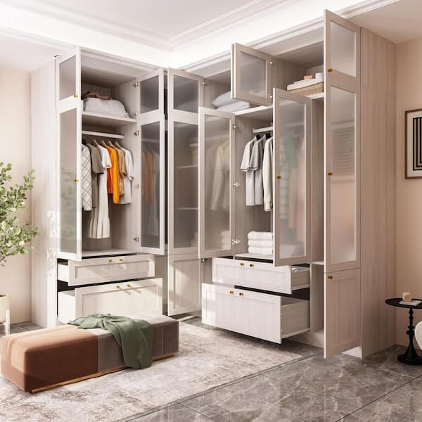 dressing beige Dressing en Beige avec Tiroirs Internes et Externes