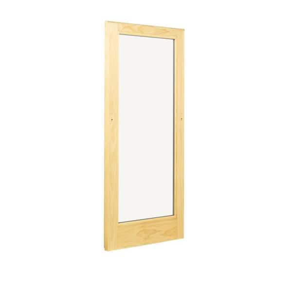 Andersen 71-1/4 in. x 79-1/2 in. 400 Series White Universal Frenchwood Gliding Patio Door with Pine Interior, Moving Panel