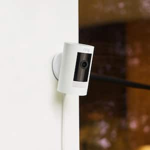 Refurbished Stick Up Camera Plug-In Indoor/Outdoor Standard Security Camera, White