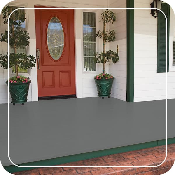 5 gal. PFC-63 Slate Gray Low-Lustre Enamel Interior/Exterior Porch and Patio Floor Paint