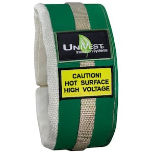 UniVest Insulation Jacket High Temperature 25 in. L x 04 in. W Insulation Wrap