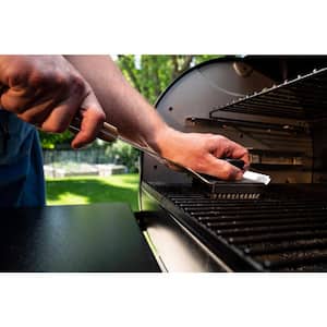 Black BBQ Cleaning Brush Replacement Heads Cooking Accessory- Grilling Set