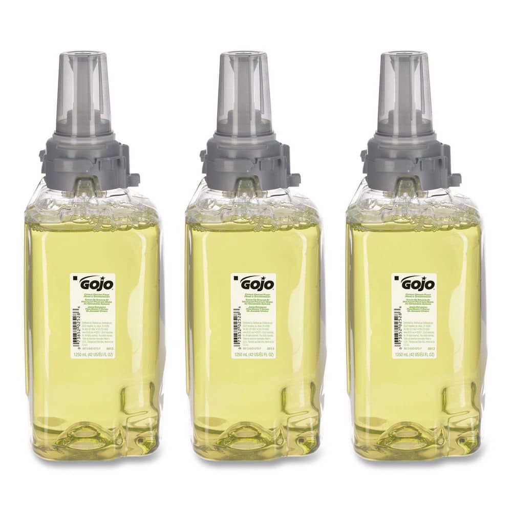 GoJo 1250 ml Bottle Citrus Floral/Ginger ADX-12 Refills (3/Carton