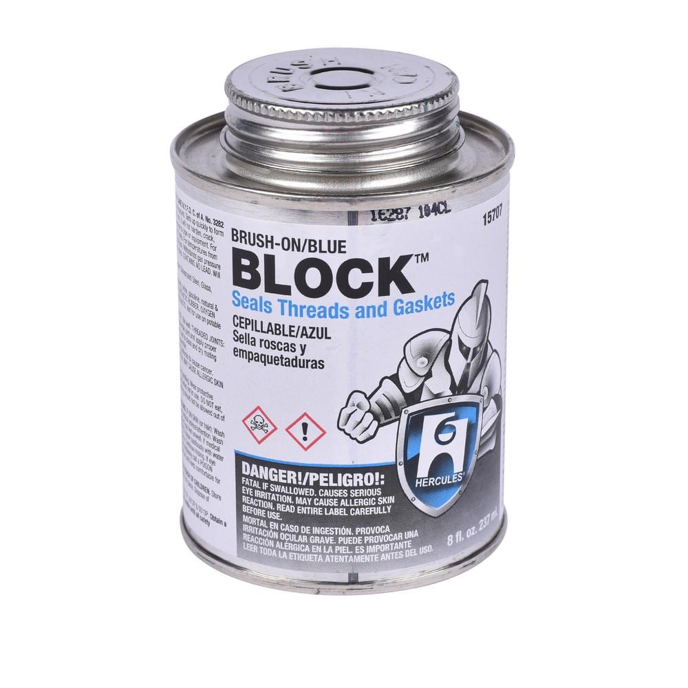 Hercules Block 8 oz. Gasket and Pipe Thread Sealant 157072 - The Home Depot