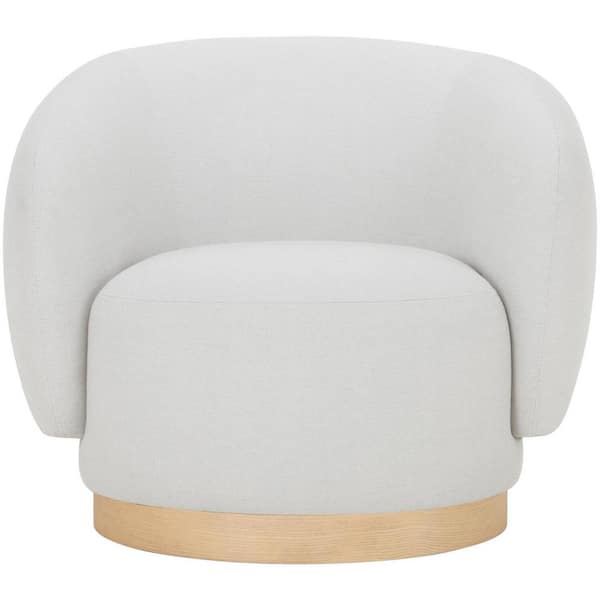 Galey Alix xLivabliss Finlayson Modern Accent Chair, 29 in. H x 35 in. W x 34 in. D, Grey