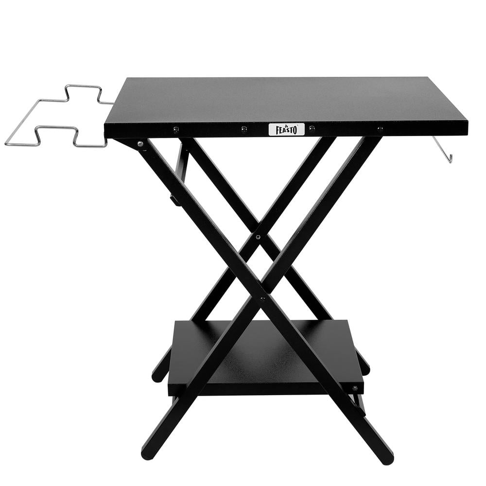30 in. Rectangular Foldable Grill Table Pizza Oven Stand Portable Outdoor F