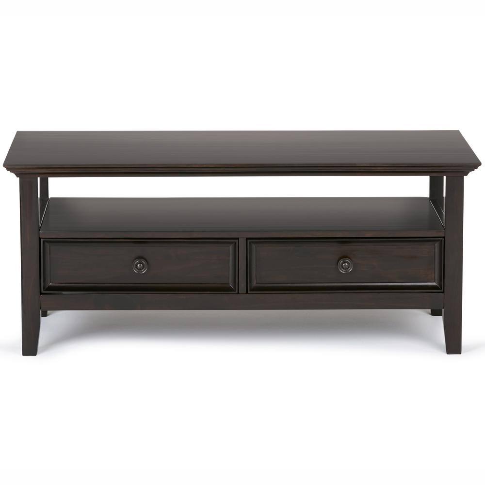 Amherst Hickory Brown 44" Wide Rectangular Lift-Top Coffee Table with Storage