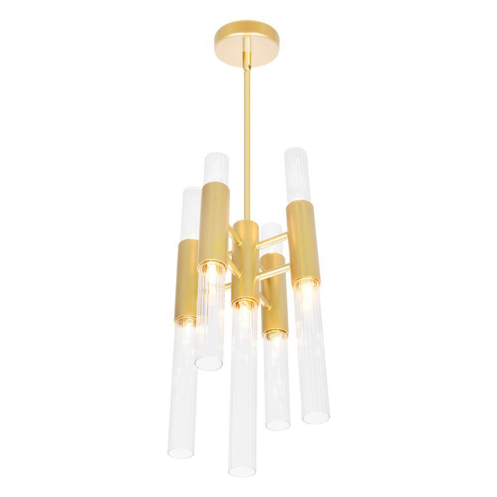 Mini Gold Glass LED Pendant Light