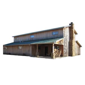 48 ft. x 60 ft. x 20 ft. Wood Garage Kit without Floor