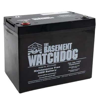 best agm battery for sump pump backup