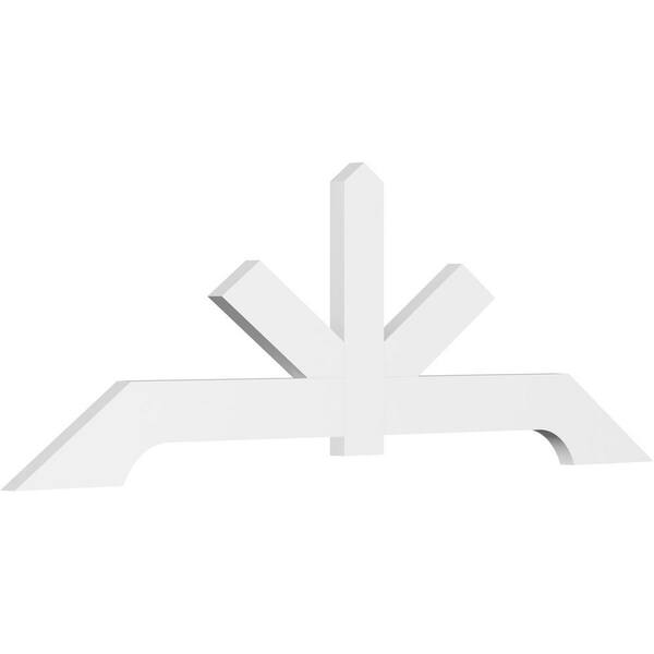 Ekena Millwork Vanguard 96 in. W x 32 in. H x 2 in. D Signature Polyurethane Bracket