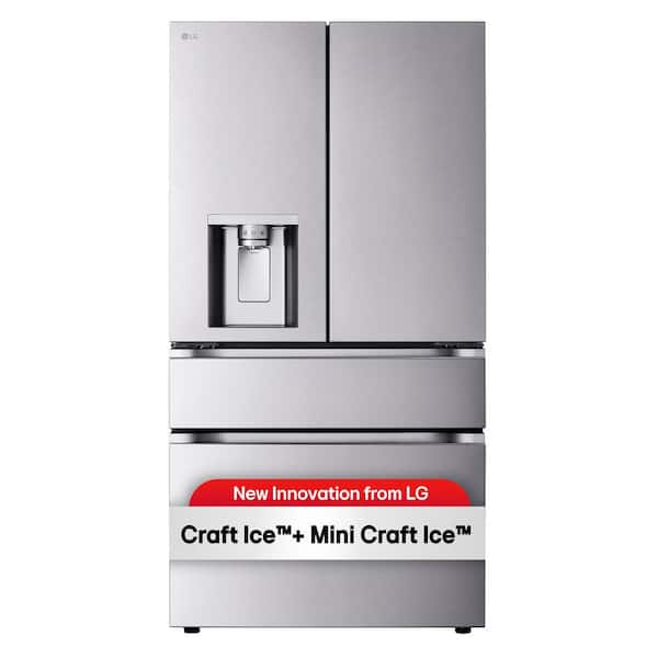 29 cu. ft. Standard Depth MAX 4-Door French Door Refrigerator in Stainless Steel with Craft Ice and Mini Craft Ice