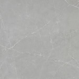 Sterlina Gray 23.62 in. x 23.62 in. Polished Marble Look Porcelain Floor and Wall Tile (15.5 sq. ft./Case)
