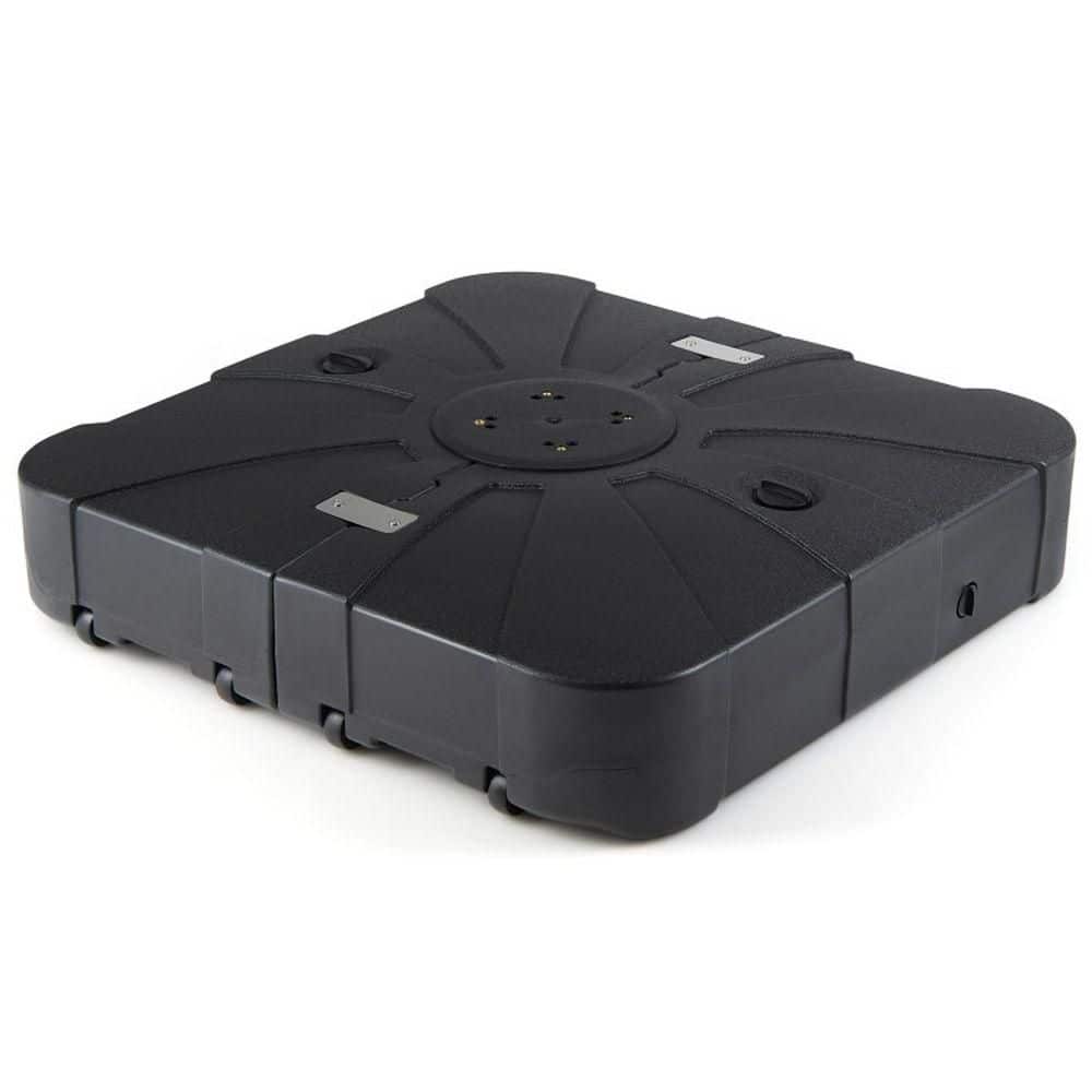 Cantilever Patio Umbrella Base in Black, Holds Up to 375 lbs. 4 Wheels, Fits 8-10 ft. and 8-12 ft. Umbrellas price history on PriceWatchPro