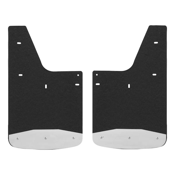 Luverne Front or Rear 12" x 20" Textured Rubber Mud Guards, Select Chevy Colorado ZR2