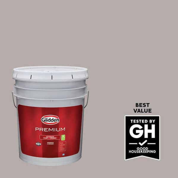 Glidden Premium 5 gal. PPG1005-4 Slate Pebble Satin Interior Latex Paint