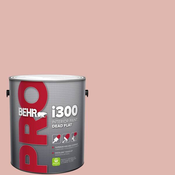 1 gal. #S160-2 Pink Quartz Dead Flat Interior Paint