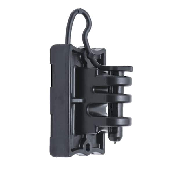 Zareba Black Pin-Lock Wood Post and T-Post Insulator