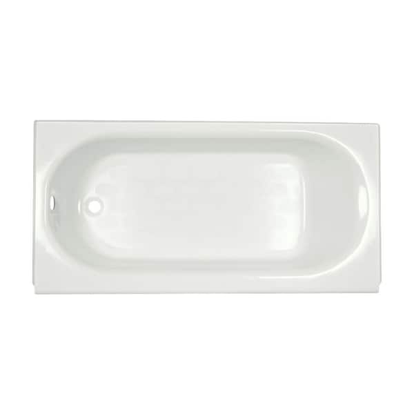 Princeton 60 in. x 34 in. Rectangular Soaking Bathtub with Left Hand Drain in White
