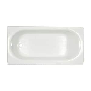 Princeton 60 in. x 34 in. Soaking Bathtub with Left Hand Drain in White