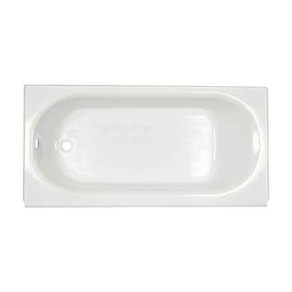 American Standard Princeton 60 in. x 34 in. Rectangular Soaking Bathtub with Left Hand Drain in White