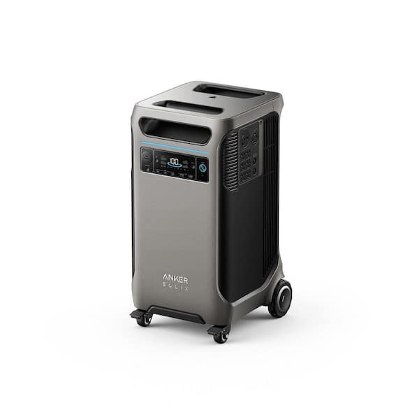 Anker SOLIX F3800 Portable Power Station, 3840Wh, 6000-Watt AC Output, Home Backup/RVs Push Button Start Battery Generator