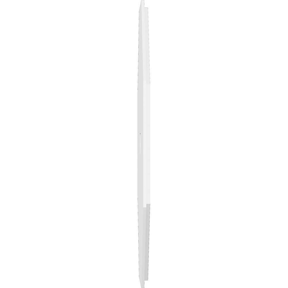 38" White PVC Contemporary Ceiling Medallion