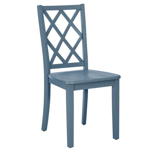 Linon Home Decor Mori Graphite Gray Wood Side Dining Chair