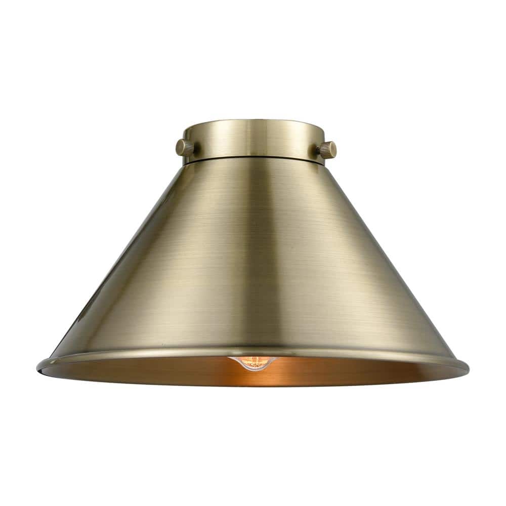 Franklin Restoration Antique Brass Dimmable Swing Arm Wall Lamp