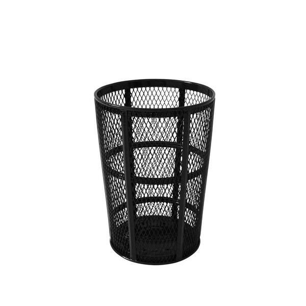 Unbranded Portable 45 Gal. Black Diamond Commercial Trash Can