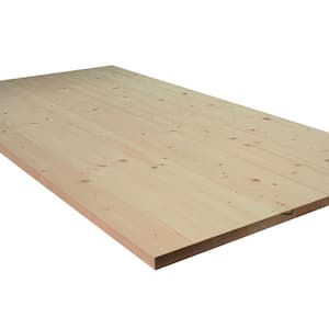 1 in. x 24 in. x 30 in. Allwood Pine Project Panel Table Island Top