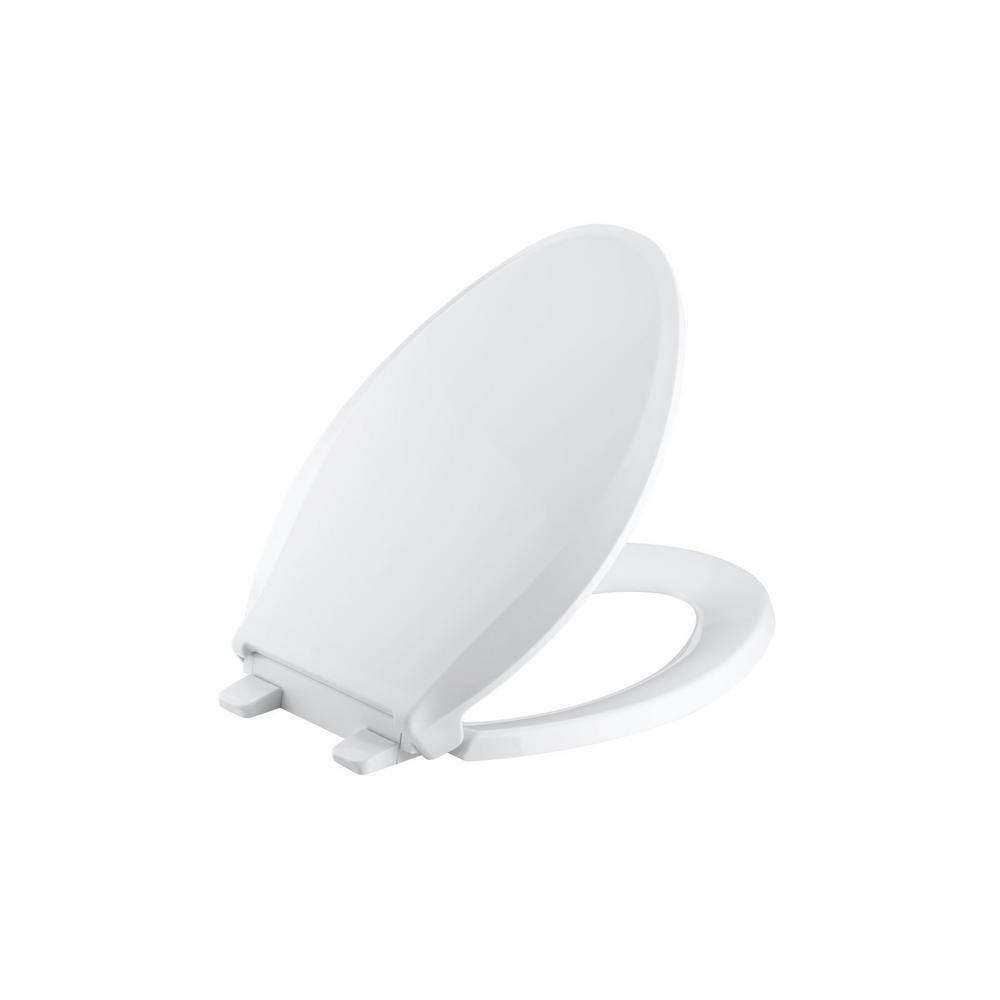 KOHLER Cachet QuietClose with GripTight Bumpers Elongated Closed