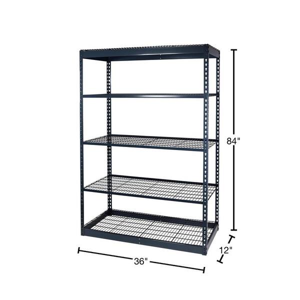 4Tier Heavy Duty Boltless Steel Garage Storage Shelving, 43 OFF