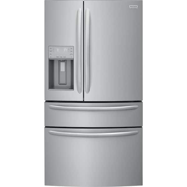 Frigidaire 36 in. 21.8 cu. ft. Counter Depth French Door Refrigerator in Smudge-Proof Stainless Steel