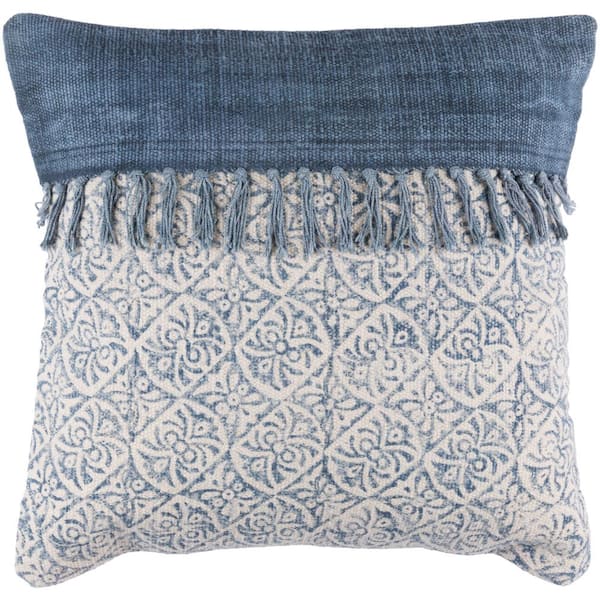 Artistic Weavers Alsace Navy Graphic Polyester 20 in. x 20 in. Throw Pillow S00151048879 The